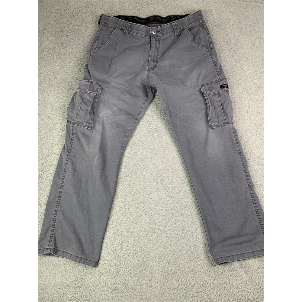 Wrangler Workwear Twill Cargo Pant in Blue Gray 36 x 30 Skate Boho